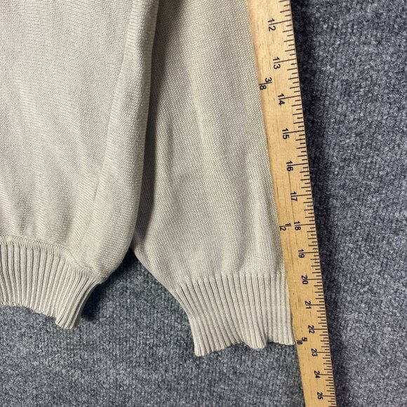 VTG St. Croix Knits Mens‎ Large Sweater Pullover Crew Neck Multi-Color Stripes - Picture 7 of 9